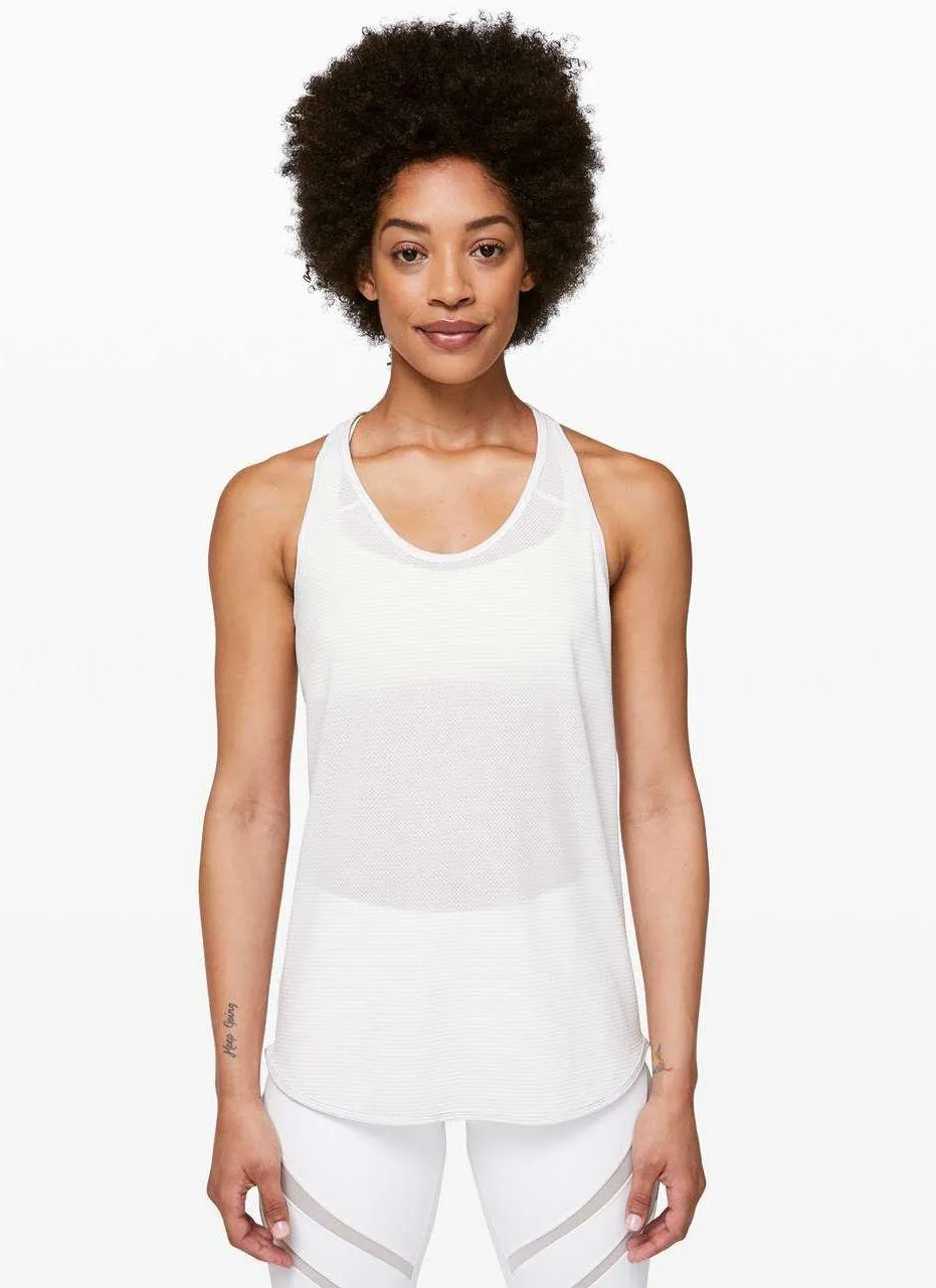 White Essential Tank Sz 8 - Image 2