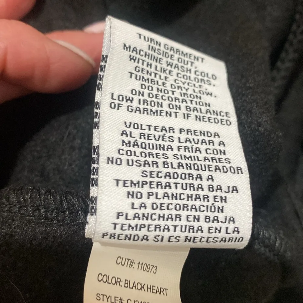 Black Heart🖤 Juniors High Rise Wide Leg Pants Sz L Never used - Image 8