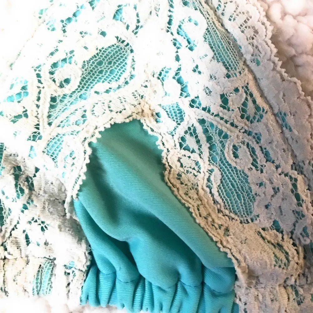 Beach Bunny Lady Lace Triangle Bikini Top - Image 3