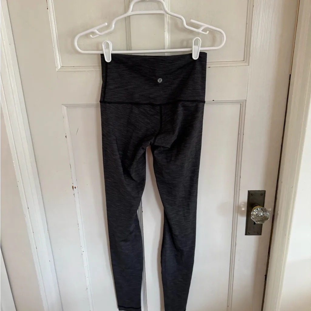 Lululemon heather gray leggings size 6 - Image 2