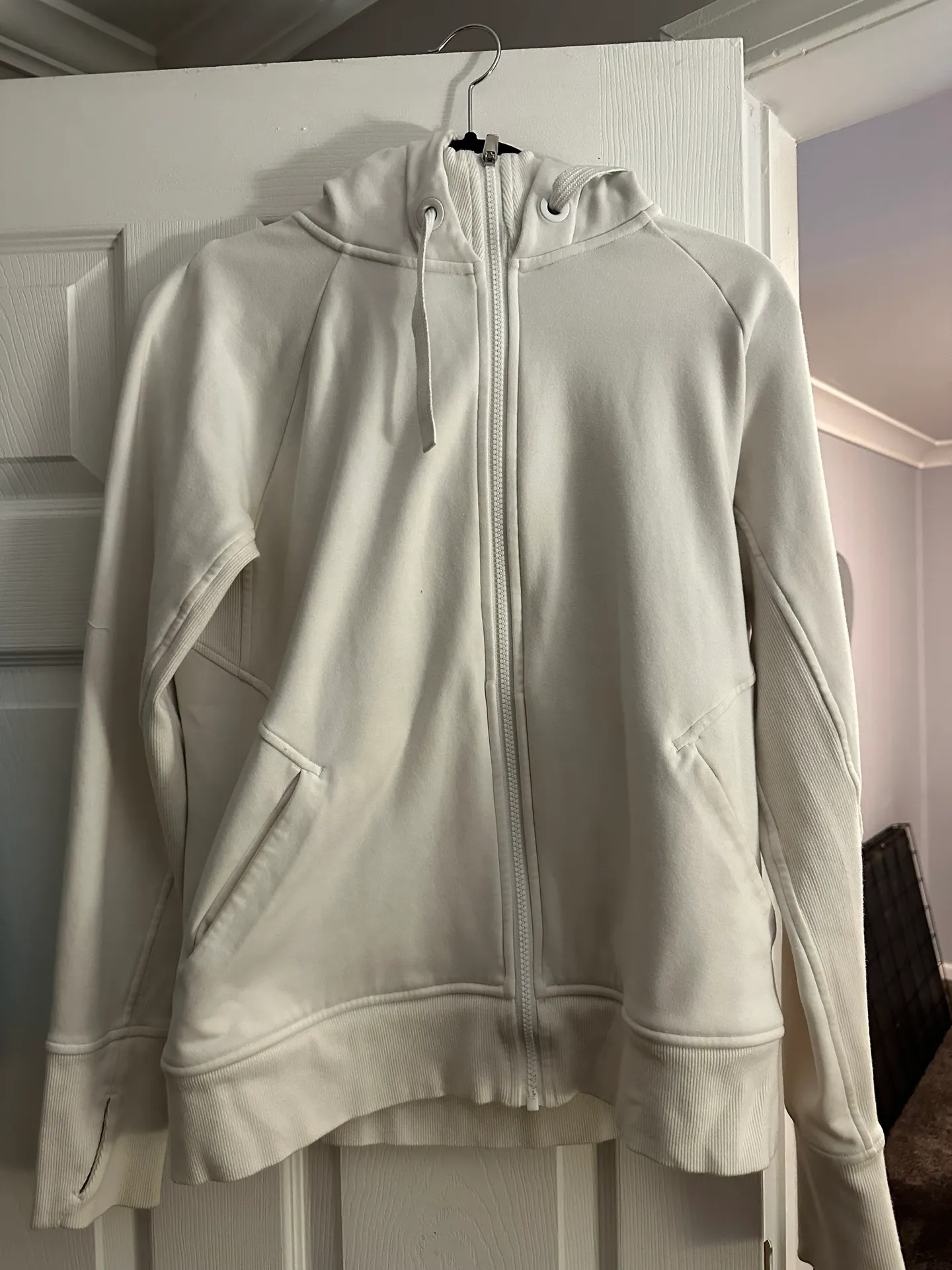 White  Triumph Hoodie - Image 2