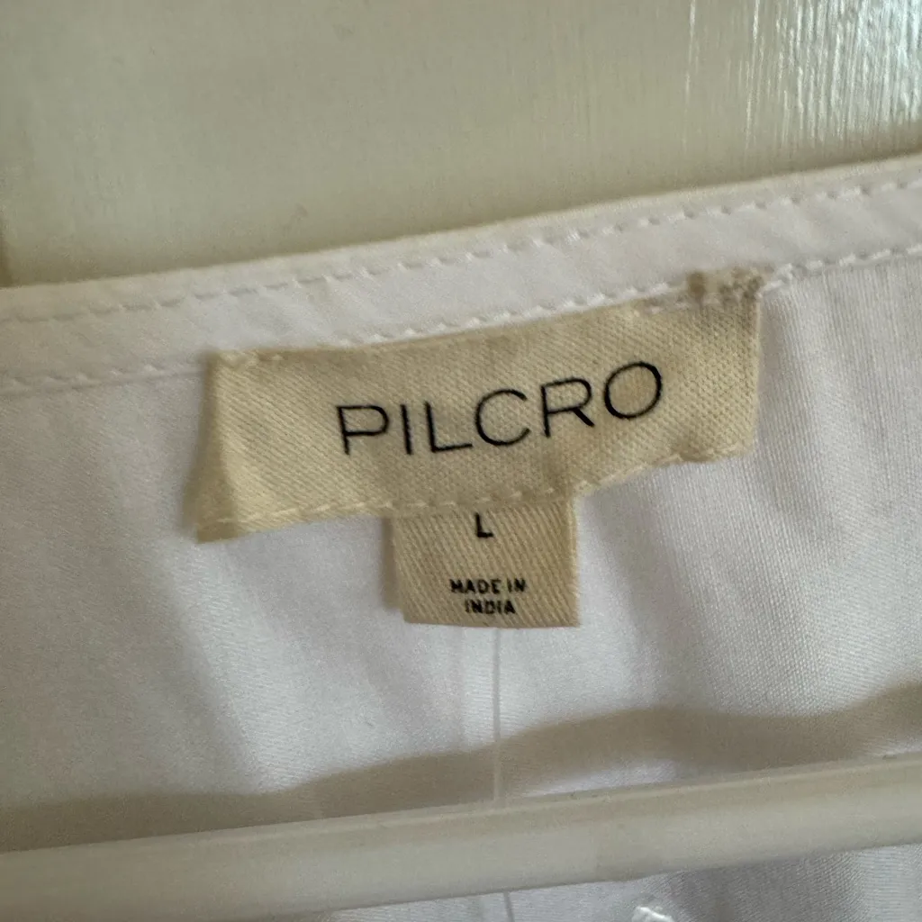 NWT Pilcro Cocoon white bubble blouse size large - Image 3