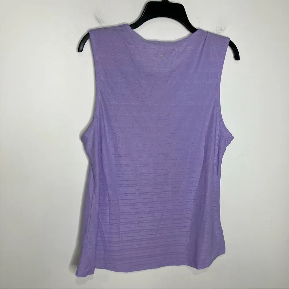 ZYIA Active lavender muscle tank top semi sheer women’s‎ size XL activewear - Image 5