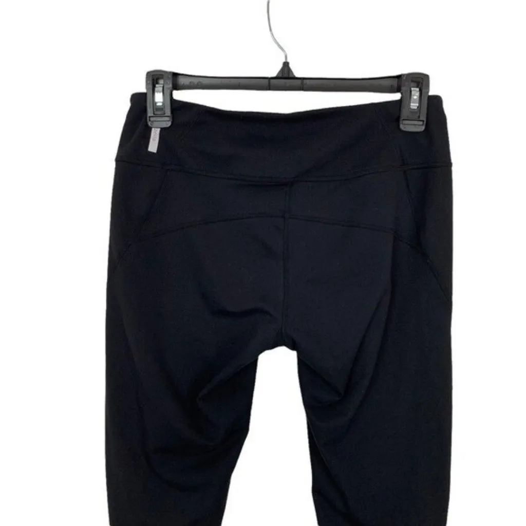 Zella Black Crop‎ Leggings Stretch Activewear Pants Small Athleisure Minimalist - Image 5