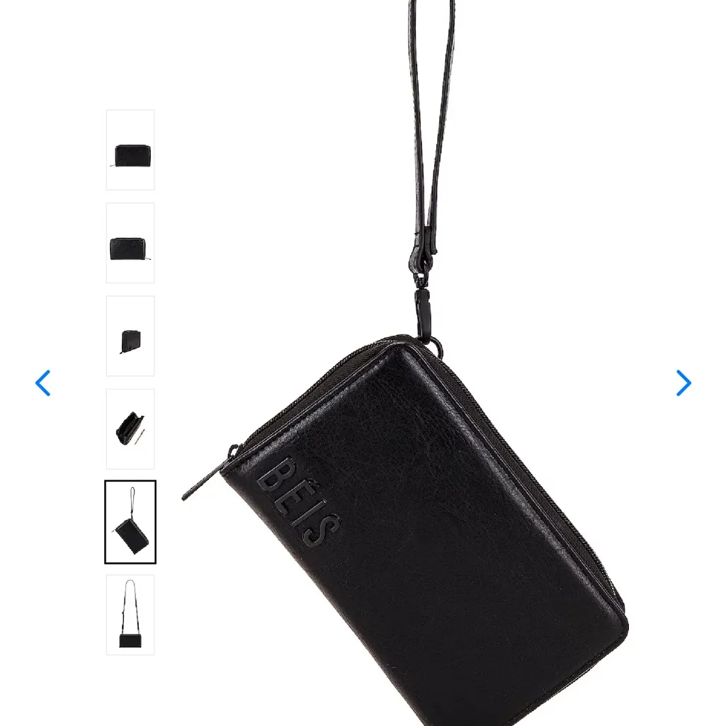BEIS BÉIS Black Travel Wallet - Image 4