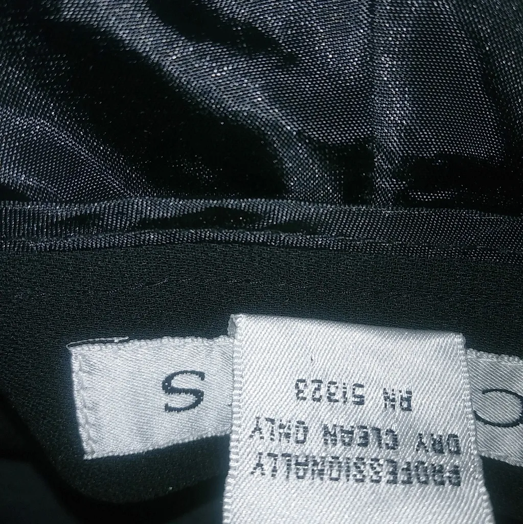 Chaus 16 34x30 Dress Pants Formal Lined Straight Leg Black Funeral - Image 8