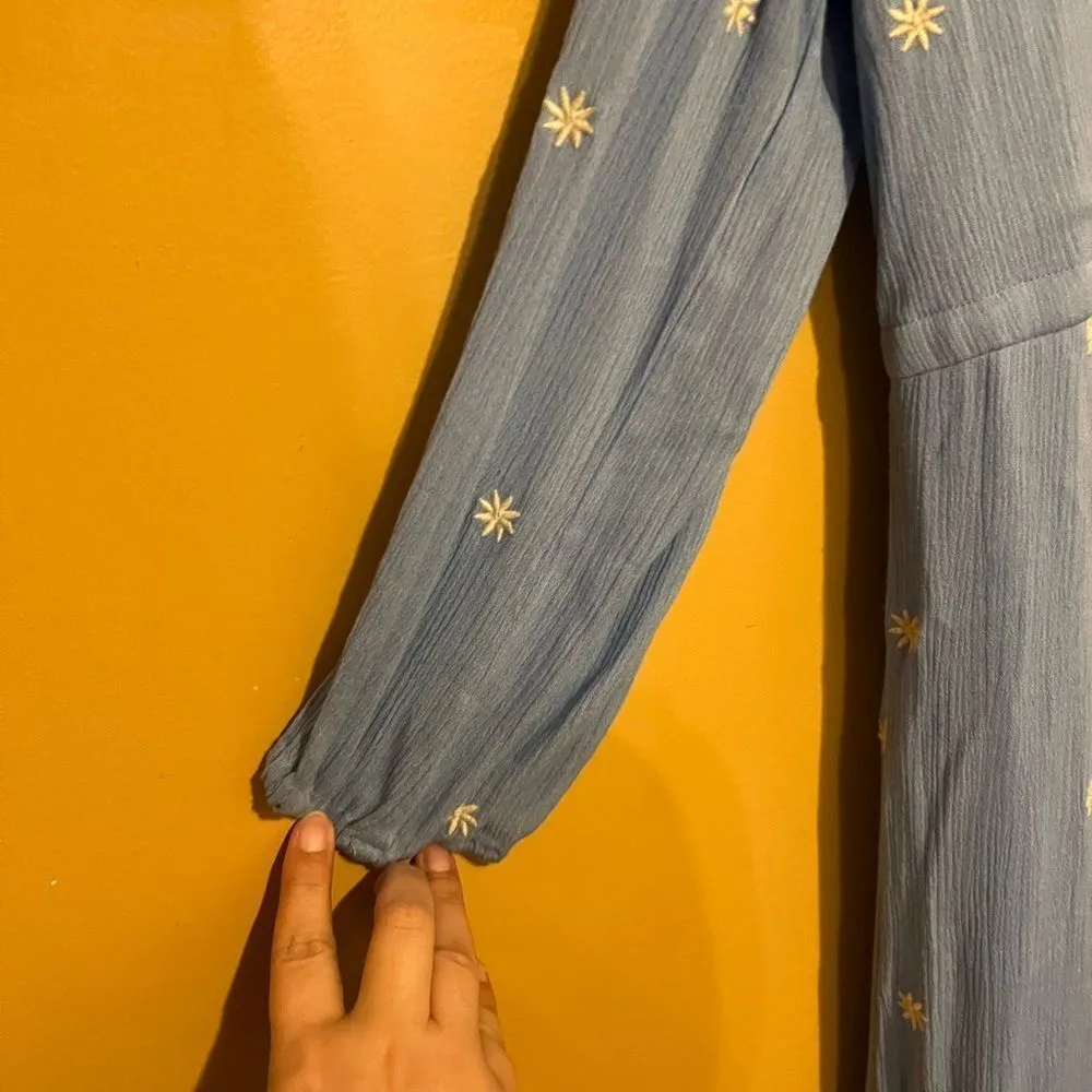 Brass & roe medium blue maxi dress - Image 5