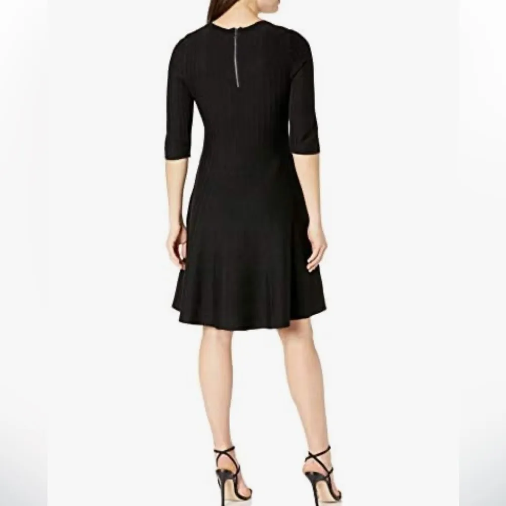 NIC+ZOE womens Three Quarter Sleeve Twirl Dress Three Quarter Sleeve Twirl Dress - Image 2