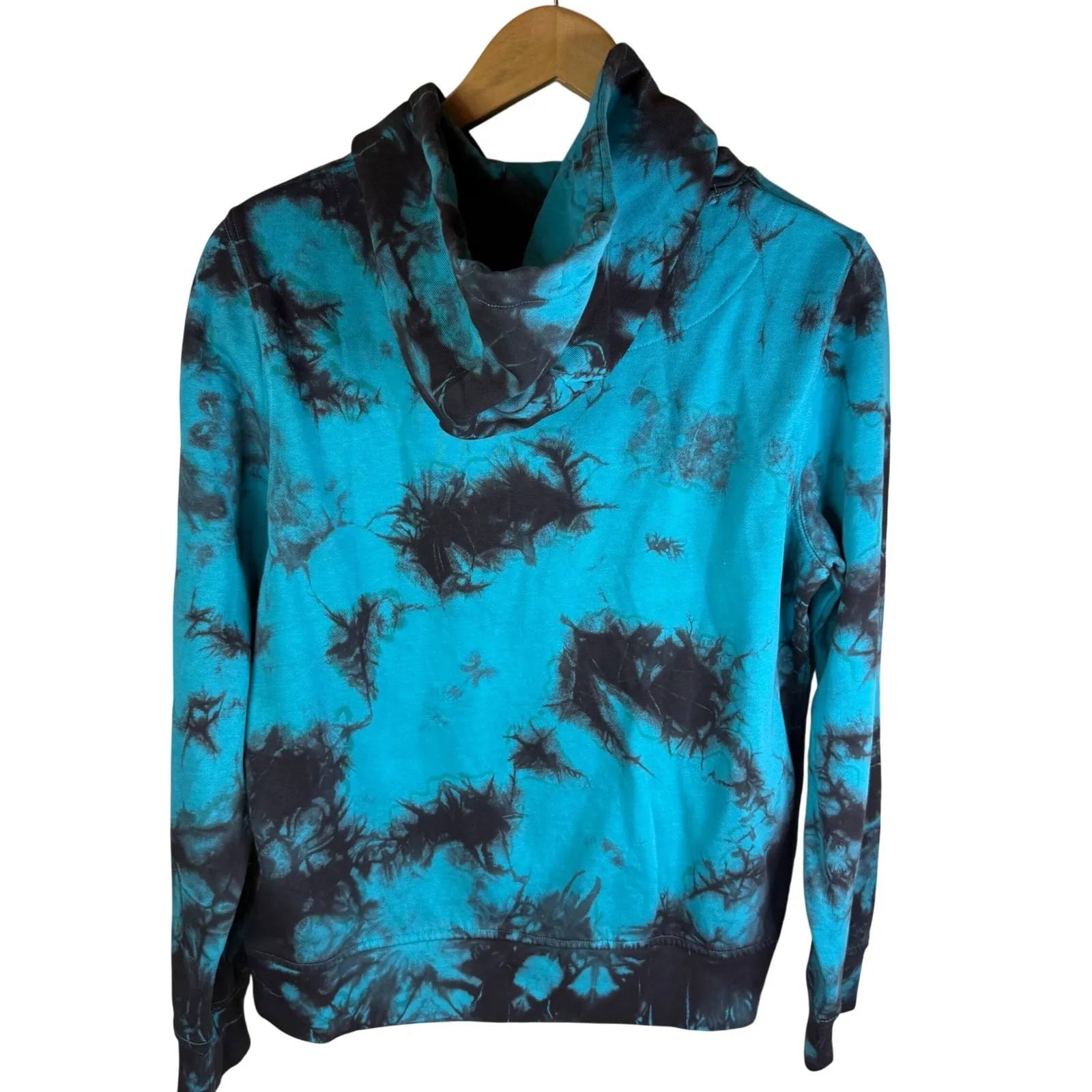 2025 Mercedes AMG Petronas Formula 1 Team Tie Dye‎ Hoodie NASCAR Womens Small Blue Size undefined - Image 9