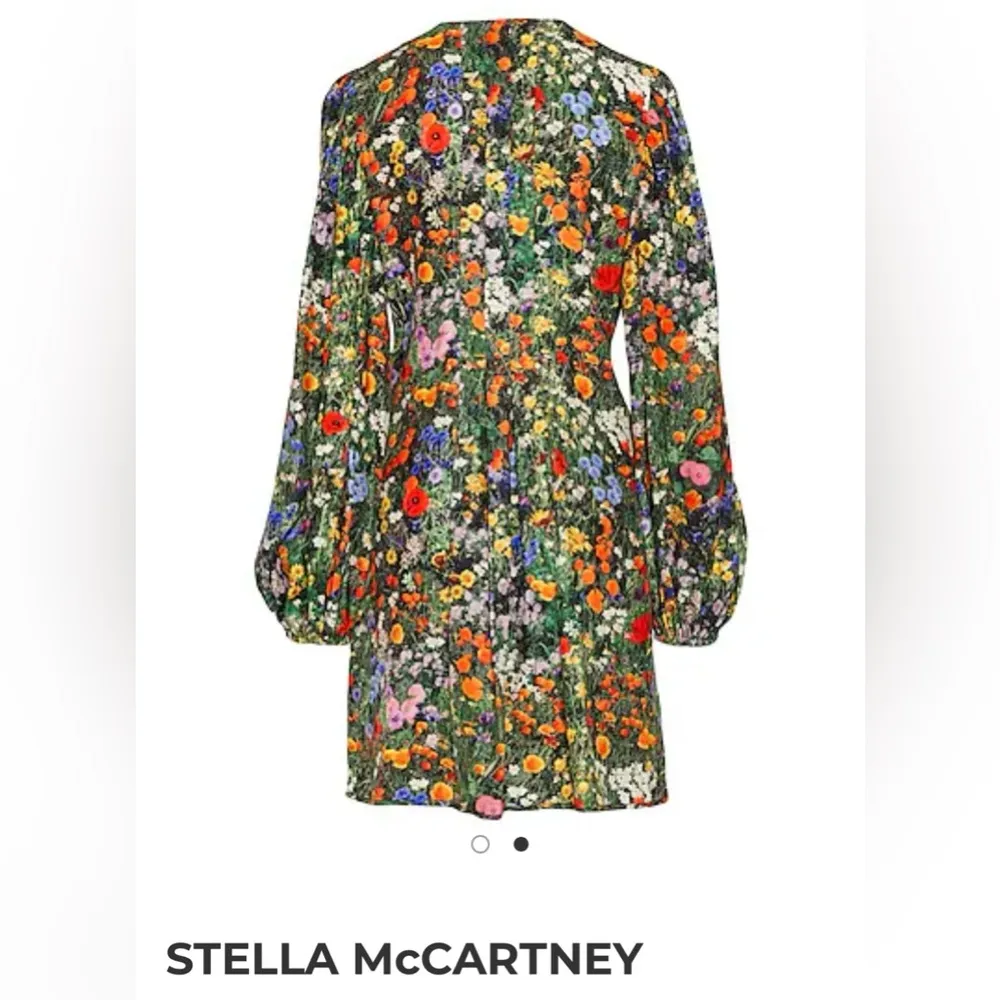 Stella McCartney Rylie 100% Silk Floral Mini Sheath Dress NWT Retail : $2400 - Image 10