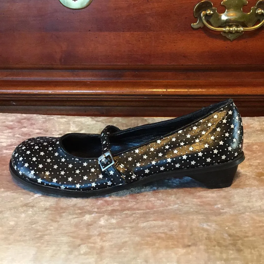 Very Volatile Black White Stars ⭐️ Mary Janes EUC 7.5 - Image 2