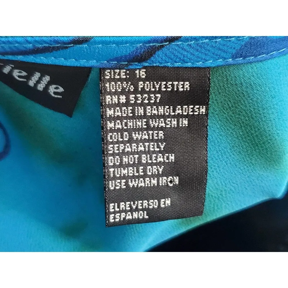 Mlle Gabrielle Women's Blue Polyester Round Neck Sleeveless Long Maxi Dress 16 - Image 9