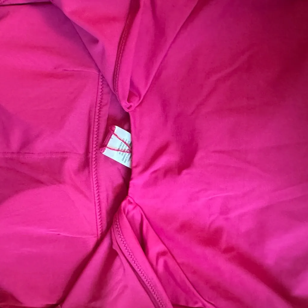 Tommy Bahama Palm Modern Over-the-Shoulder Square Neck‎ One-Piece sz 4 PINK NWT - Image 4