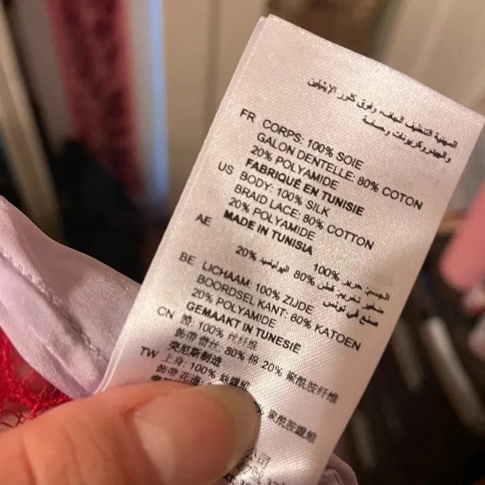 SANDRO LILAC SILK LACE CAMISOLE - Image 7