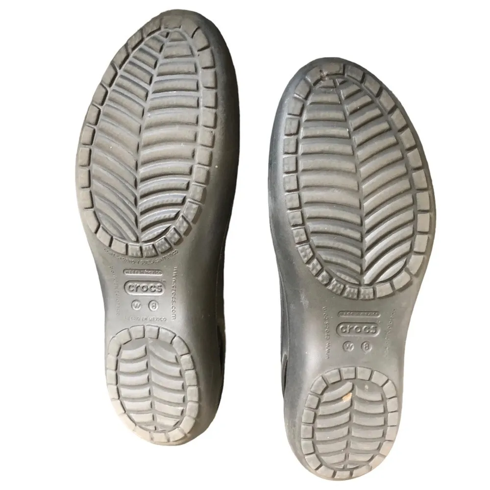 Kadee Flats Black Slip On Lightweight Shoe 8 Round Toe Comfort Athleisure - Image 3