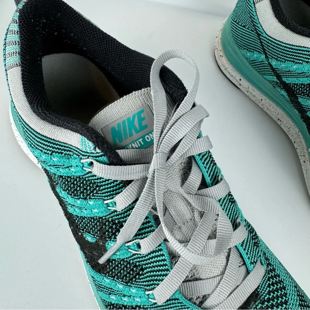 Nike Flyknit Lunar 1 Sport Turquoise Teal Athletic Shoes Sz 8 Mens 9.5 Womens - Image 8