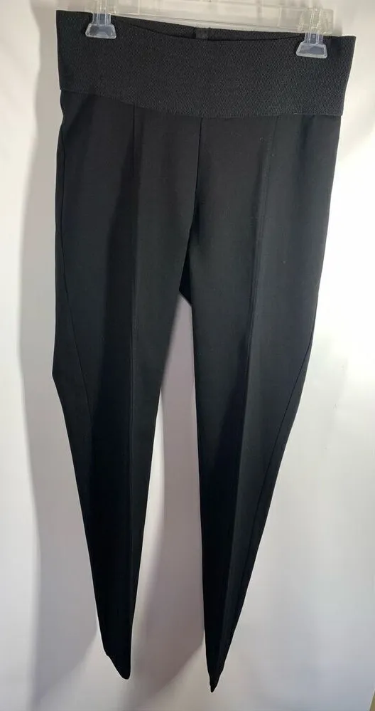 1- Nvgard Women's Slims High Waist Straight Trouser Pants Black Size Medium - Image 1