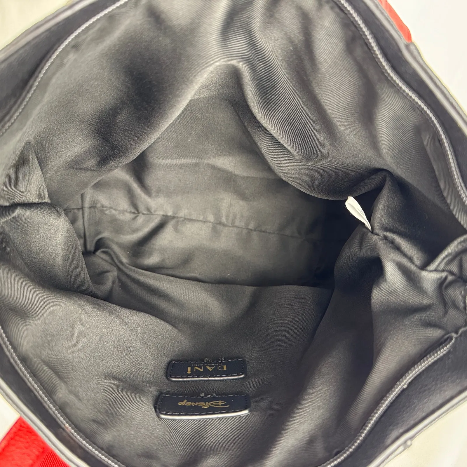 Disney Dani Nicole Mickey Mouse Mini Backpack Bag Red Black Yellow Purse - Image 12