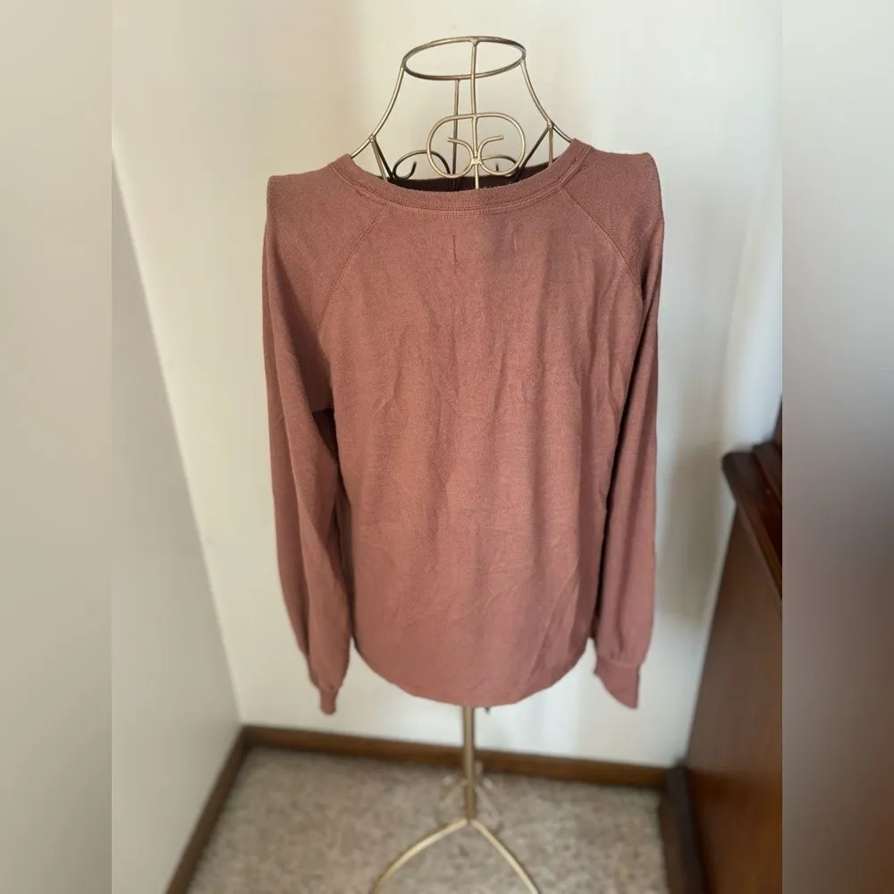 Abercrombie Soft & Cozy brushed fleece long sleeve top size small - Image 6