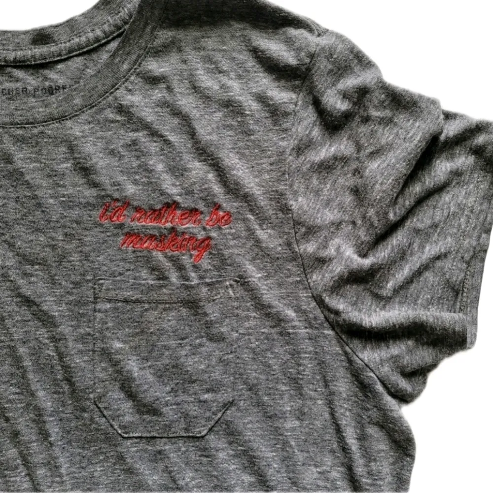 Richer Poorer Origins Size Medium I'd Rather Be Masking Tee - Image 4