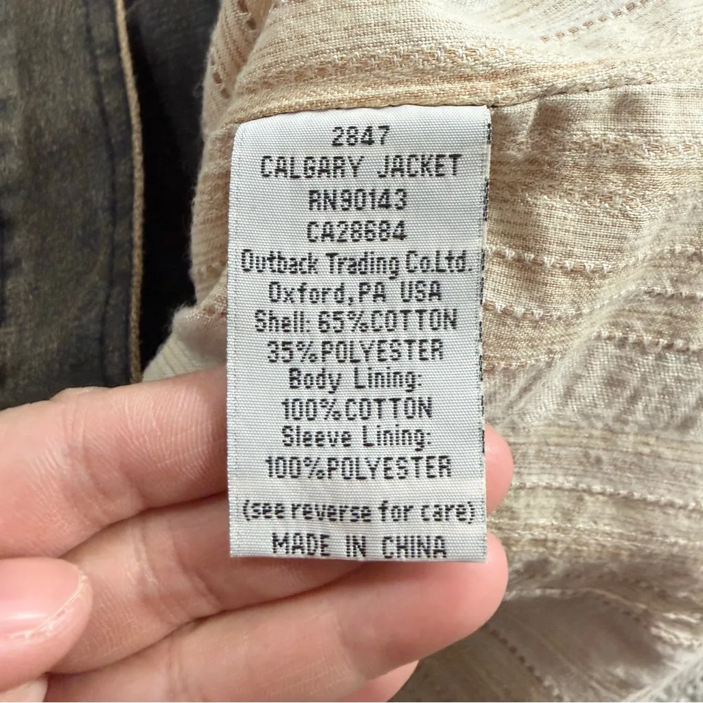 Outback Trading Company Women’s The Original Bush Calgary Moto Jacket in Brown S - Image 11