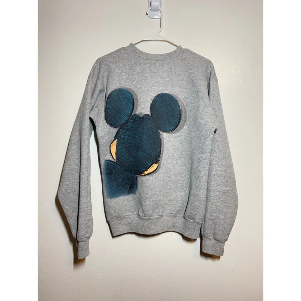Disneyland Resort Walt Disney Resort Crew Neck Sweatshirt Mickey Mouse Sketch S - Image 4