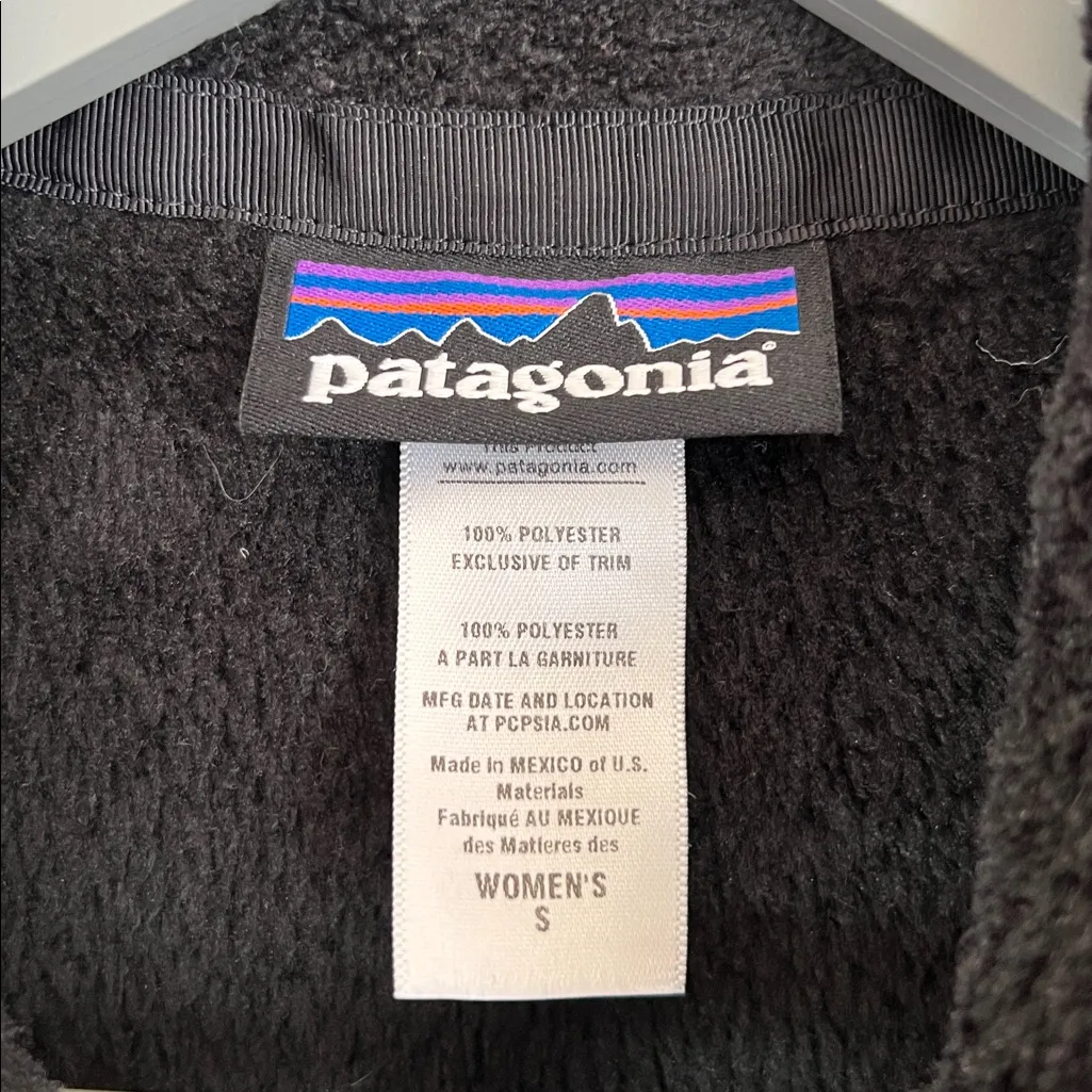 Patagonia Women's Fleece Vest Re Tool Black Size Small Polartec - Image 4
