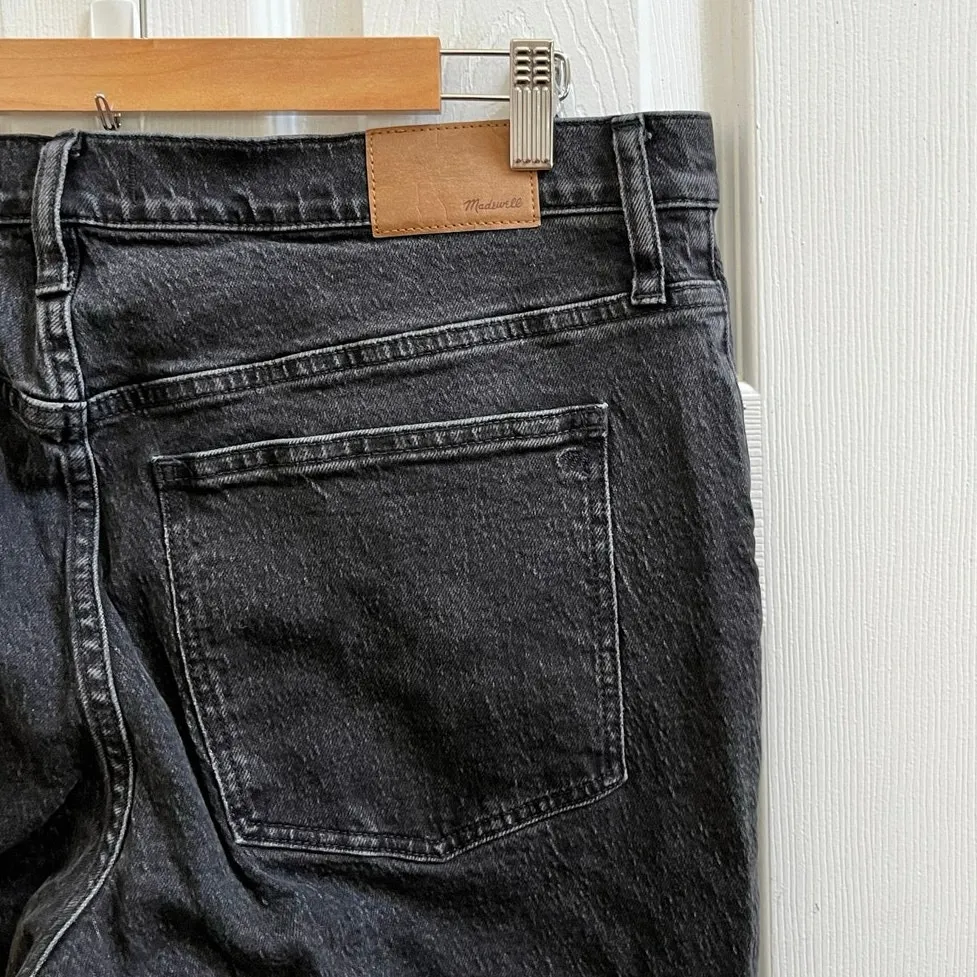 Madewell Size 32 Black Wash The Slim Boy Jean 28 Inch Inseam - Image 11