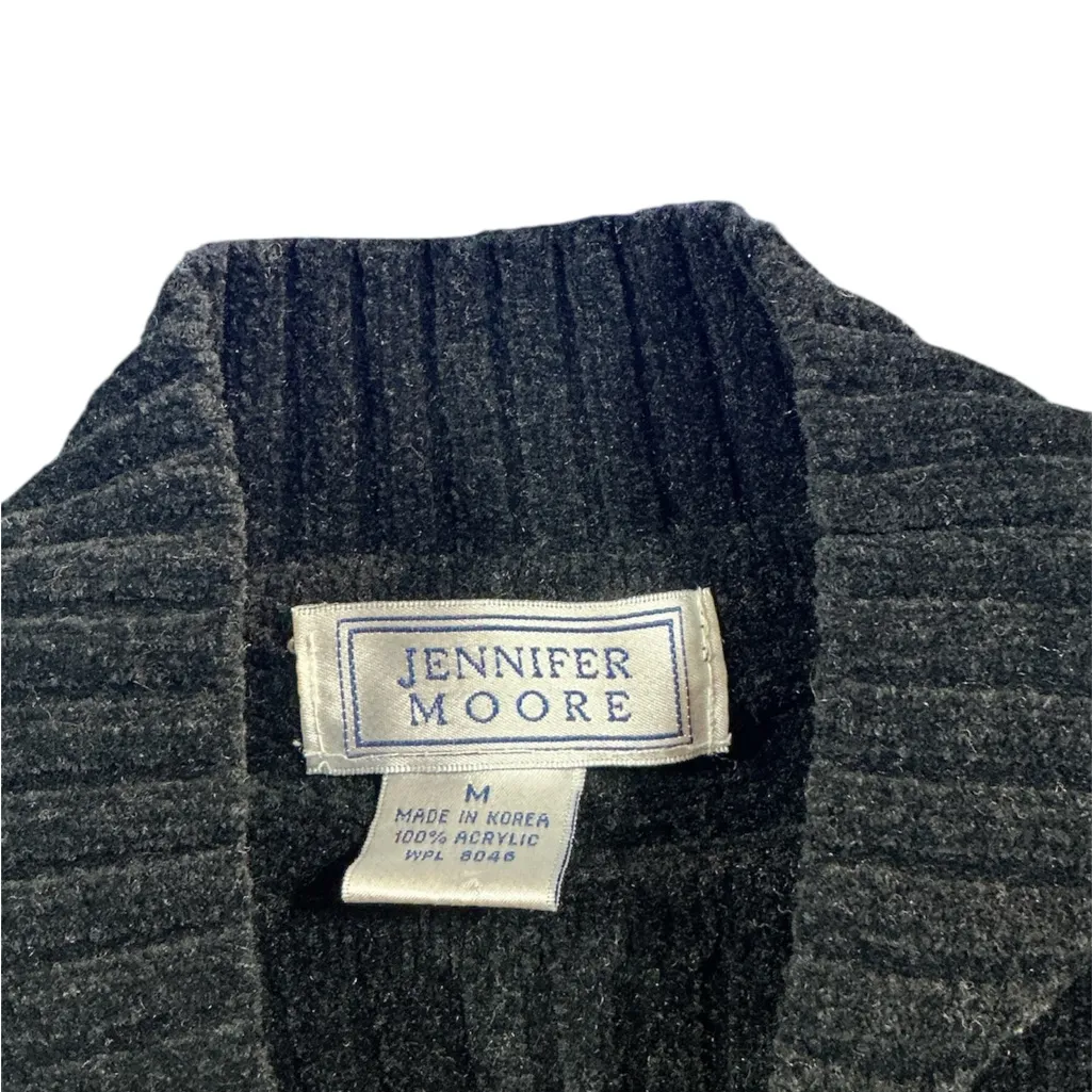 Jennifer Moore Charcoal Ribbed‎ Sweater - Image 5