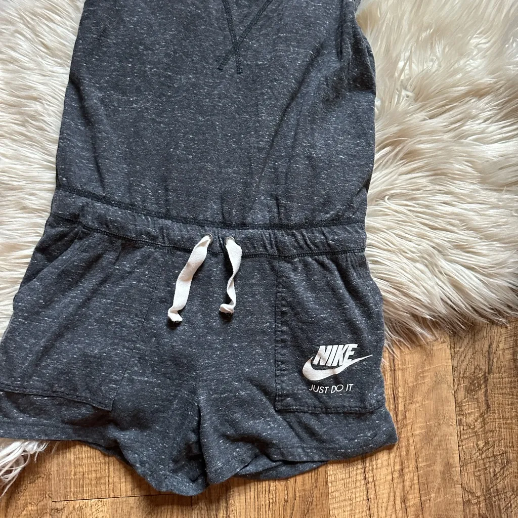 NIKE Heather Gray Romper - Image 2