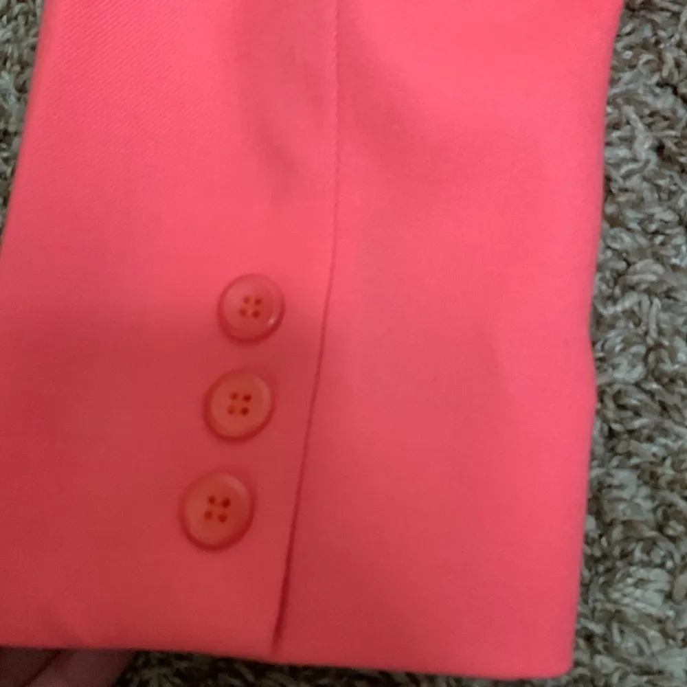 Pendleton coral skirt suit set woman size 14P blazer 14 skirt 100% virgin wool - Image 6