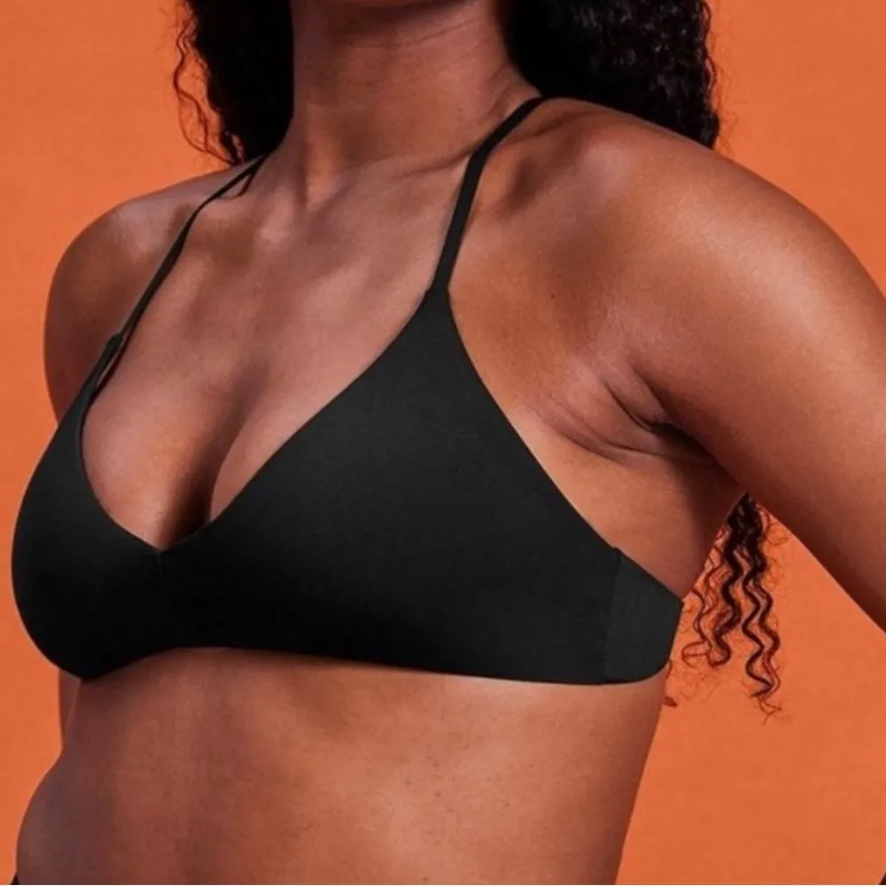 Girlfriend Collective Black Lanai Bikini Top Size XXS Women’s Swimwear - Image 3