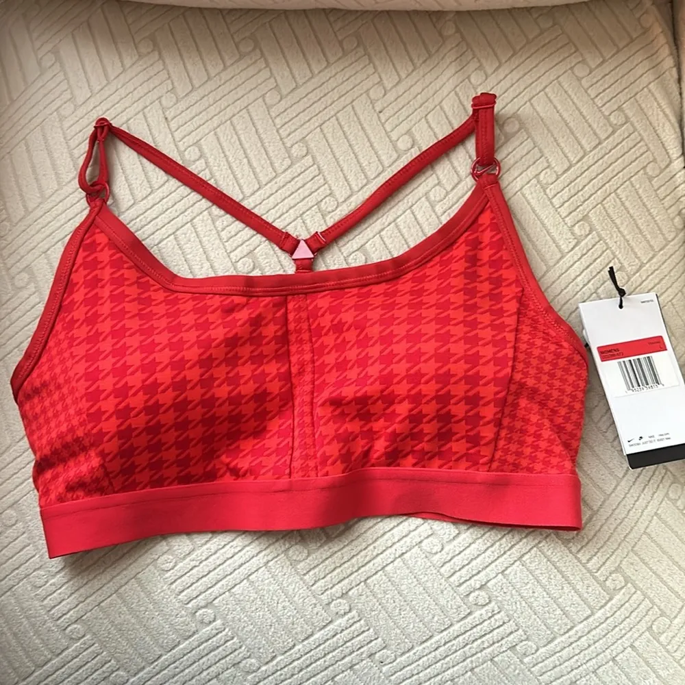 WOMEN'S Nike INDY BRA RED SPORT RUNNING TRAINING Padded DD1086-673 Size L - Image 4