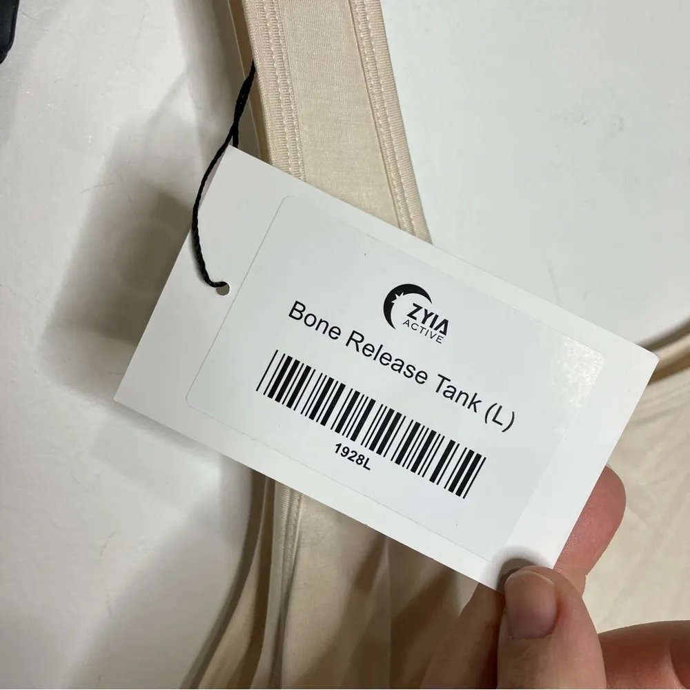 ZYIA Active bone release tank women’s size large new with tags athleisure active - Image 3