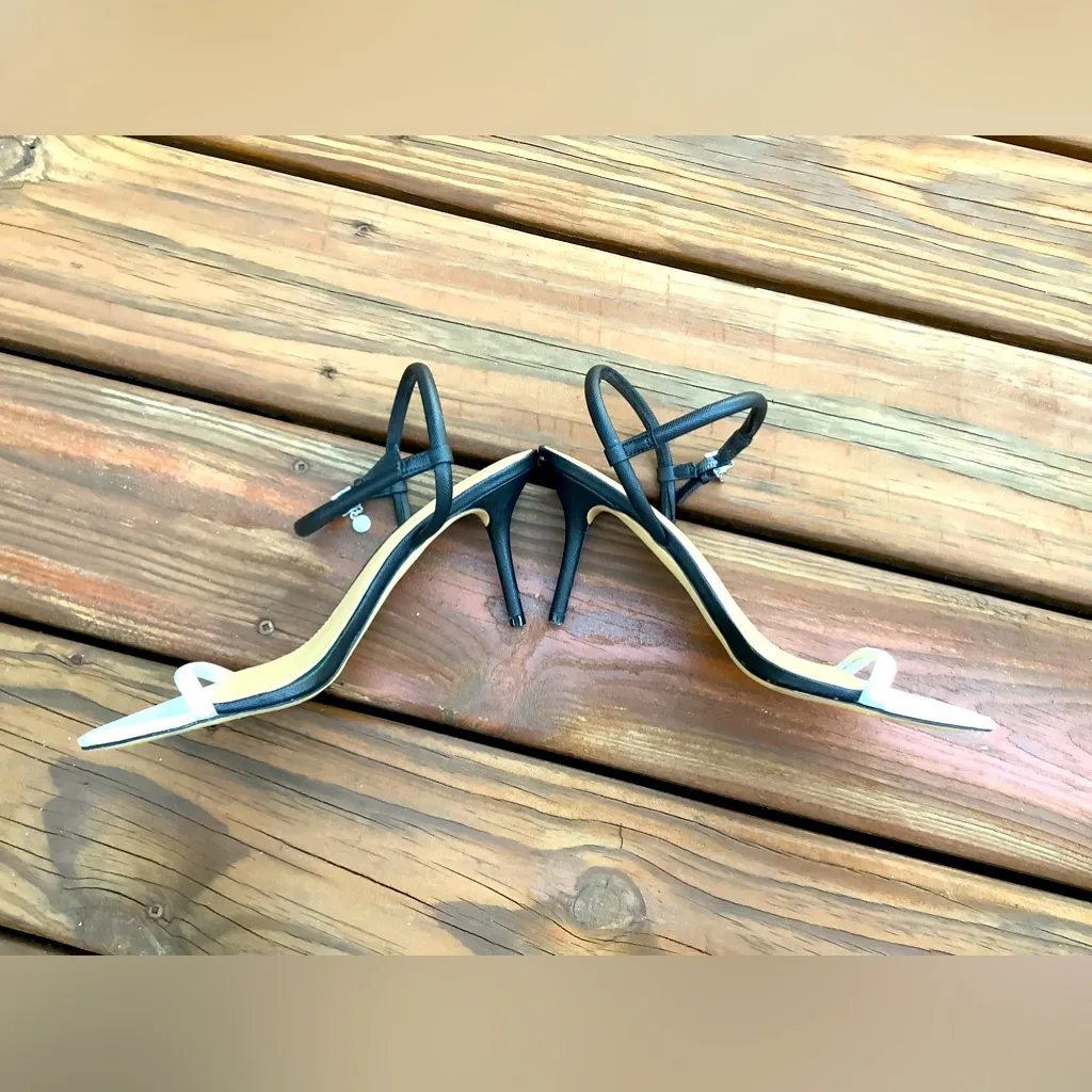 MK sandals on modern stiletto heels 🖤🤍 - Image 2