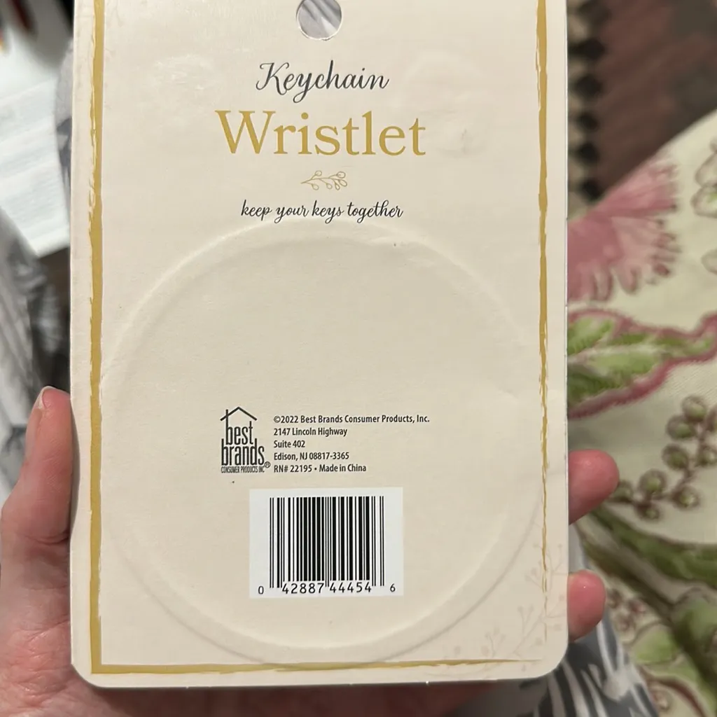 NWT Keychain wristlet Yellow - Image 2