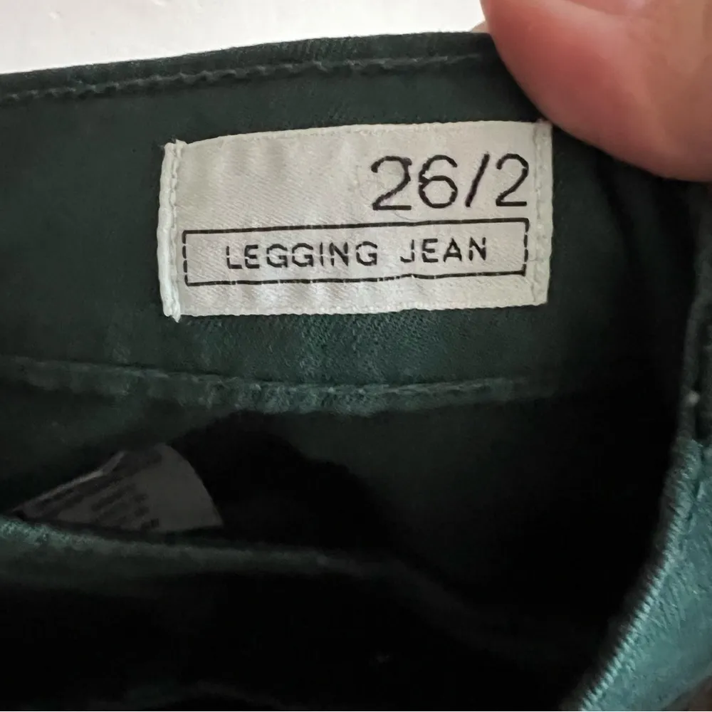 Gap  Dark Emerald Green‎ Zip Leg Legging Jeans - Image 10