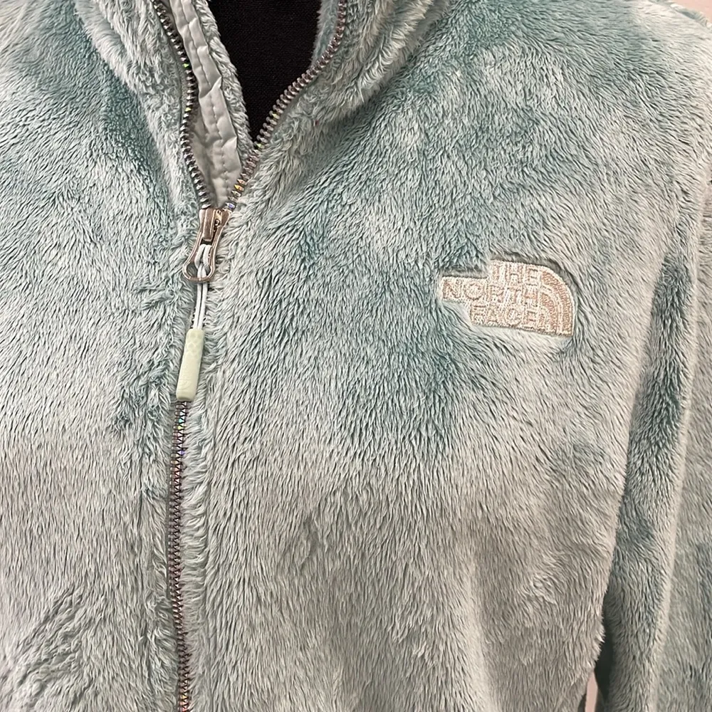 The North Face Women OSITO Fleece Holographic Full Zipper Jacket  size M - Image 2
