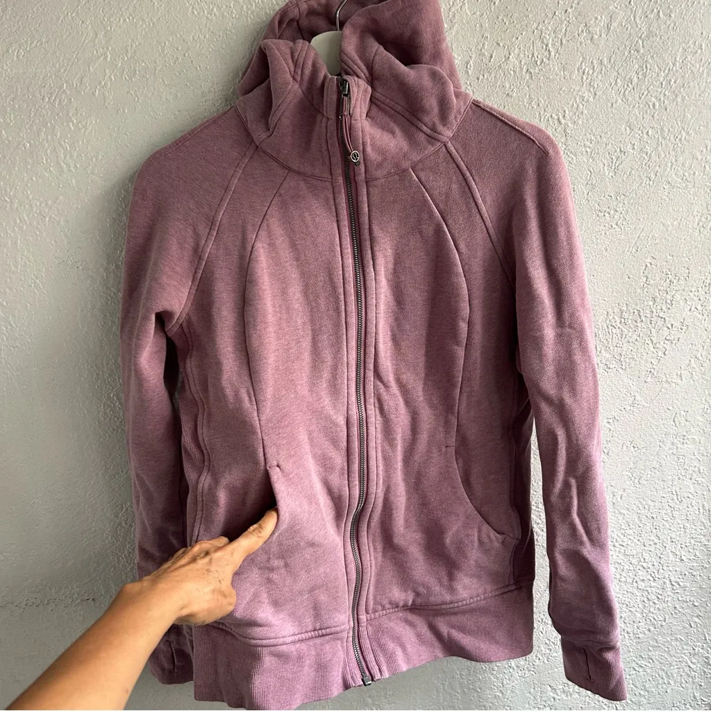 Lululemon  Pink Zip-Up Hoodie - Image 5