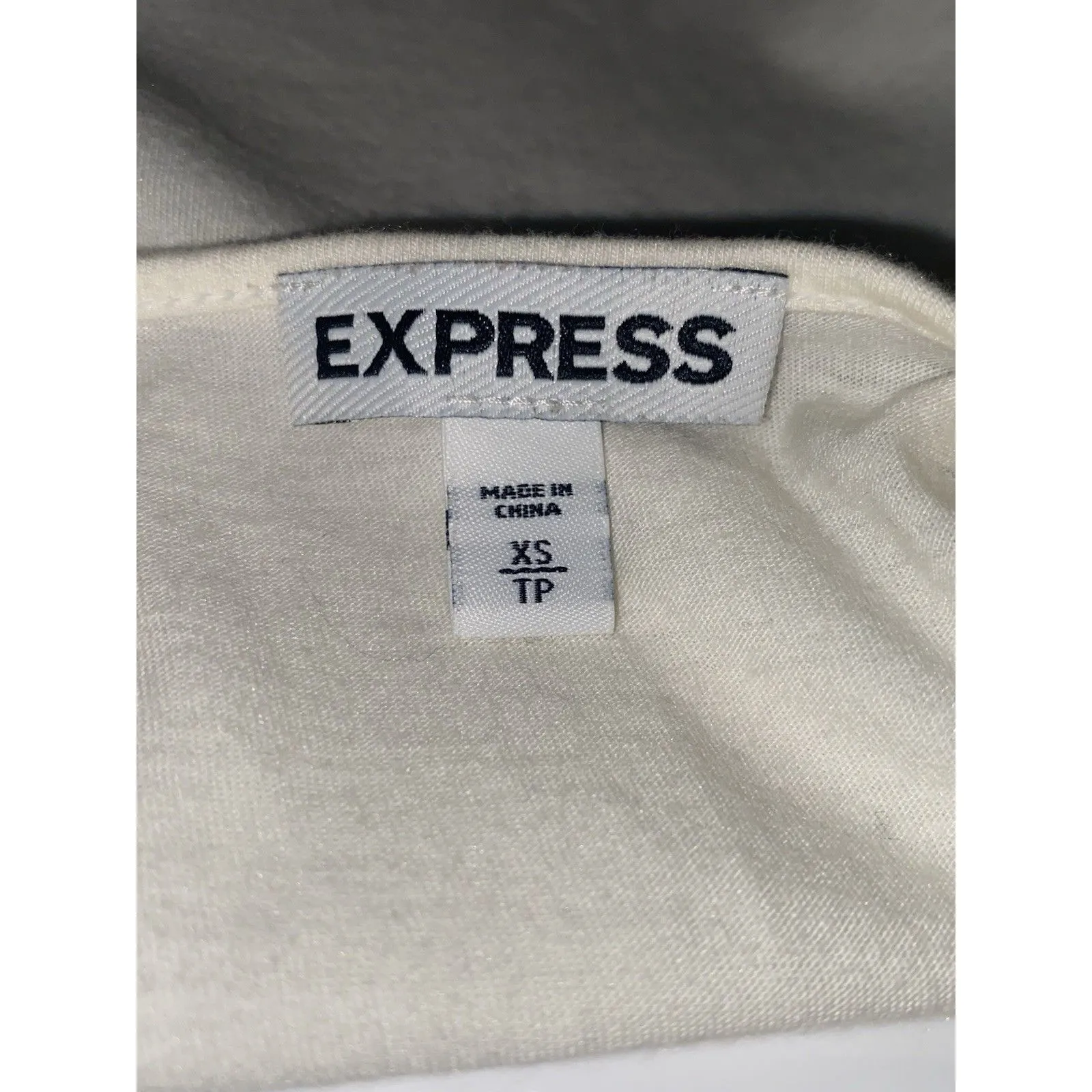 Express Knit Tank Top Womens Gold Tan Metallic Top XSTP - Image 10