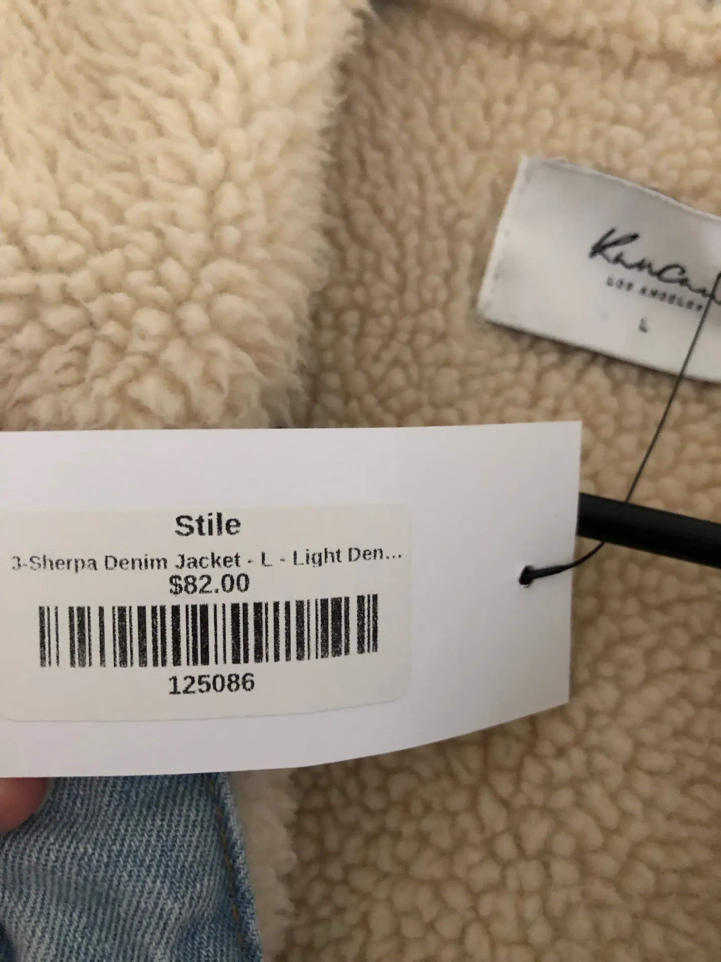 KanCan USA Sherpa Denim Jacket - Image 4