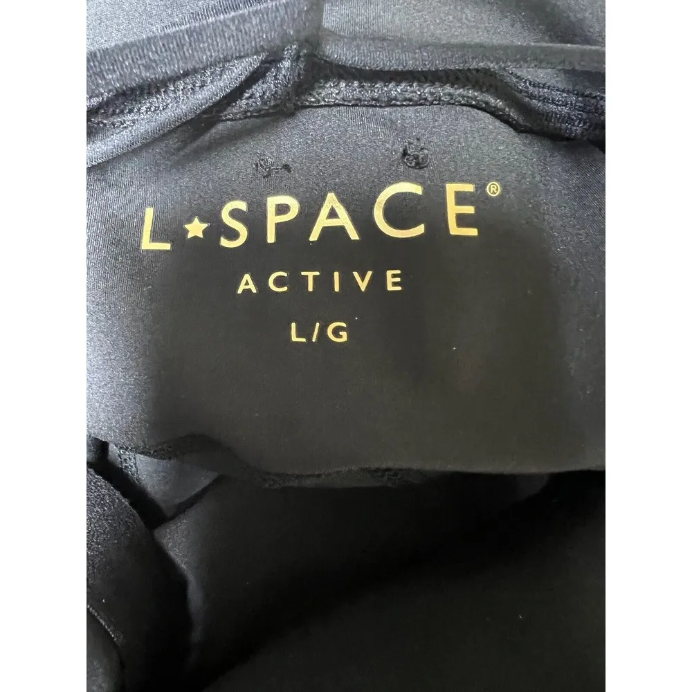 L*Space Go The Distance Jumpsuit Black Women’s Size Large - Image 7