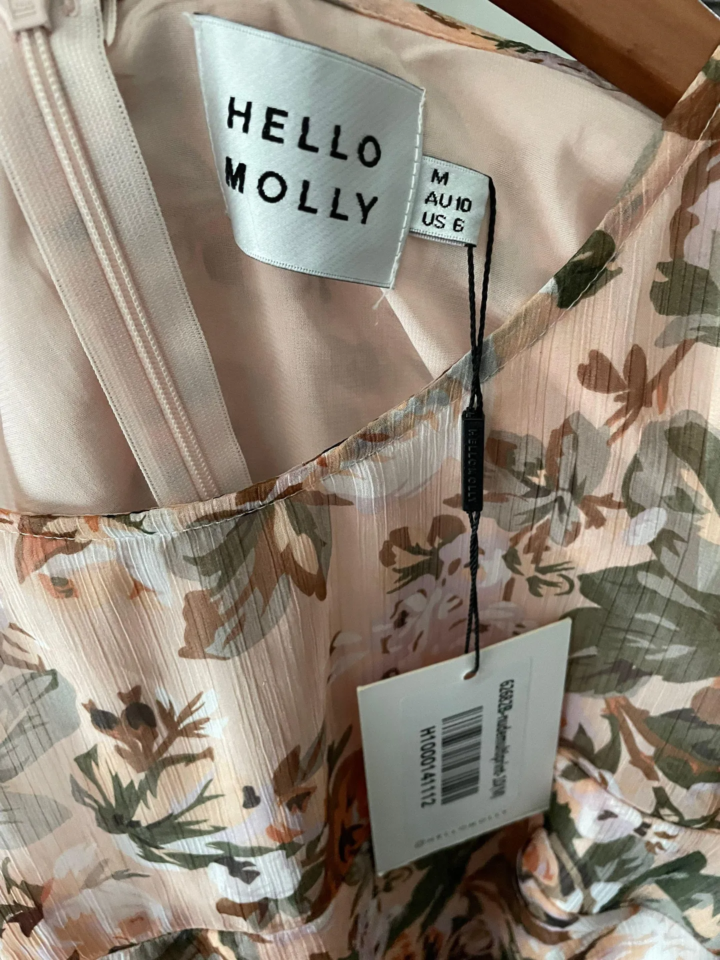 Hello Molly Dark Blue Land Mine Floral Dress - Image 5