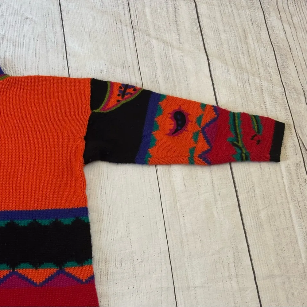 Vintage The Limited size small wool acrylic sweater - Image 11