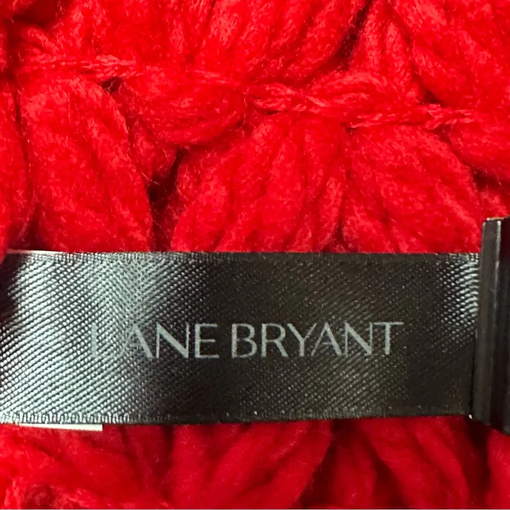 Lane Bryant Red Knit Hat - Image 6