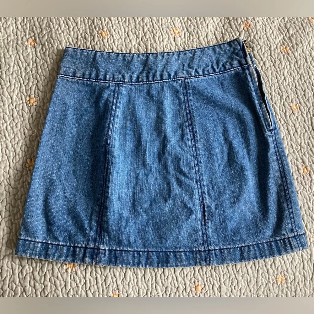 Free People denim mini skirt - Image 3