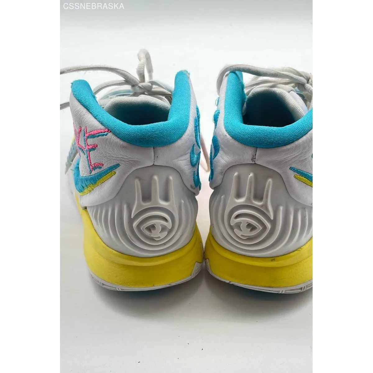 Nike Multicolor‎ Kyrie 6 Neon Graffiti ~ Basketball Shoes Sneakers High Top - Image 9