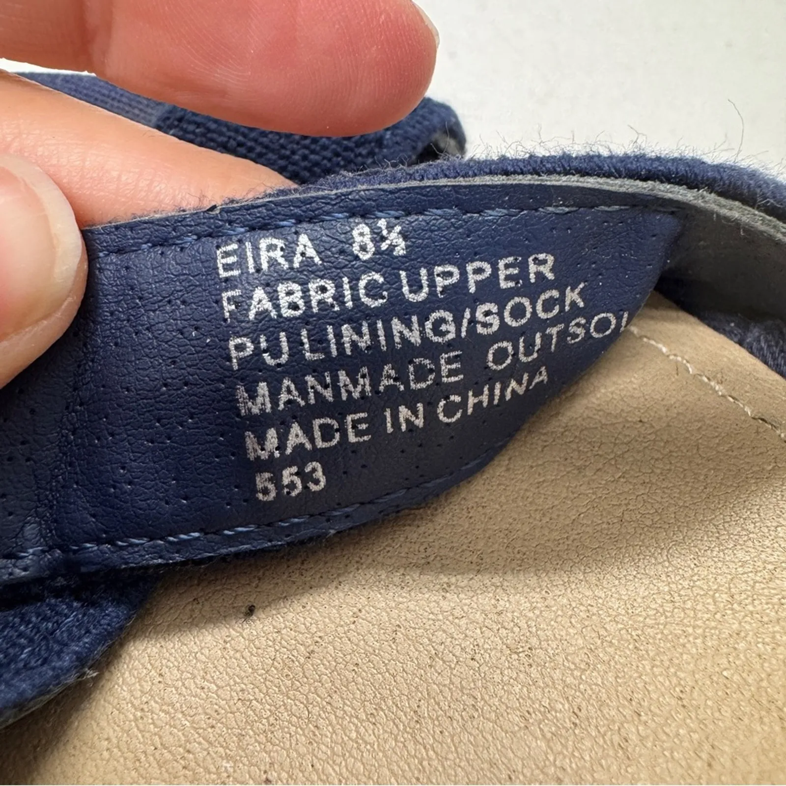 Steve Madden Blue Chambray Espadrille Wedge Sandals Women’s 8.5 Beachy Casual - Image 8