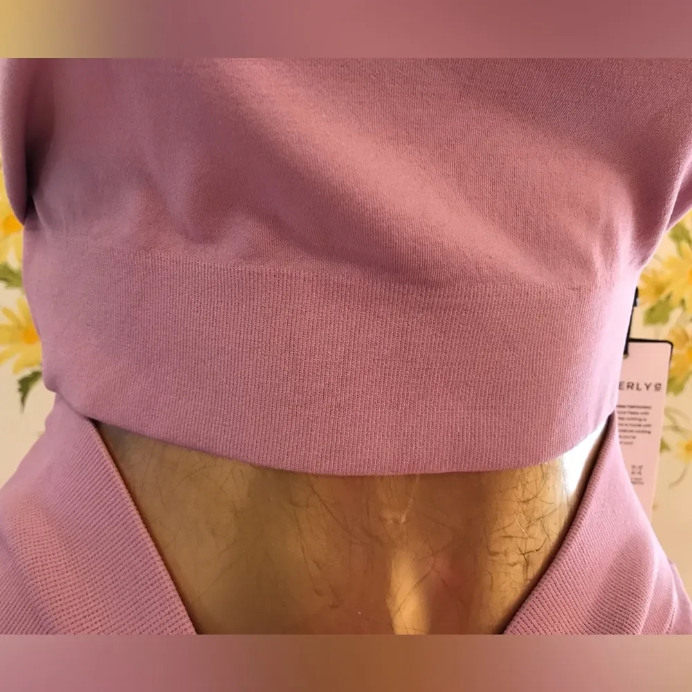 2pc workout set Seamless Crop Top & Biker Short Set size L Size L - Image 7