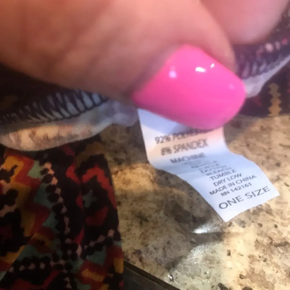 Luluroe One size one size fits all brown leggings women’s - Image 7